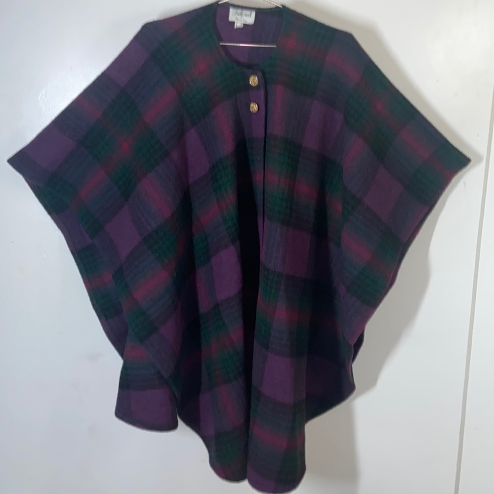 Cape - Vintage Wool Cape - Usa Made